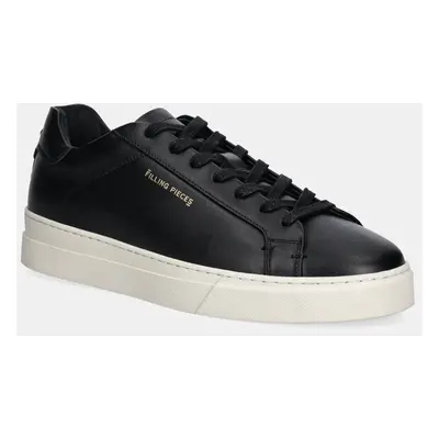 Kožené sneakers boty Filling Pieces Tiebreak Core černá barva, 78913681861