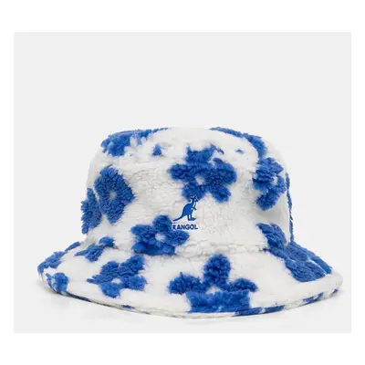 Klobouk Kangol FLORAL FLEECE bílá barva, K5422.WB122