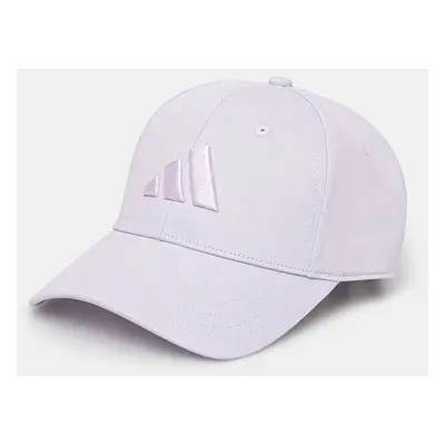 Kšiltovka adidas BBALL CAP TONAL fialová barva, hladká, JC8880