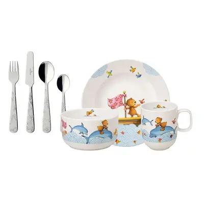 Dětský snídaňový set Villeroy & Boch Happy as a Bear 7-pack více barev