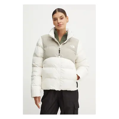 Bunda The North Face Saikuru dámská, béžová barva, zimní, NF0A89JD4QI1