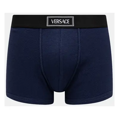 Boxerky Versace pánské, tmavomodrá barva, 1014037 1A09410