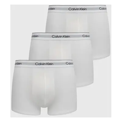 Boxerky Calvin Klein Underwear 3-pack pánské, bílá barva, 000NB3963A