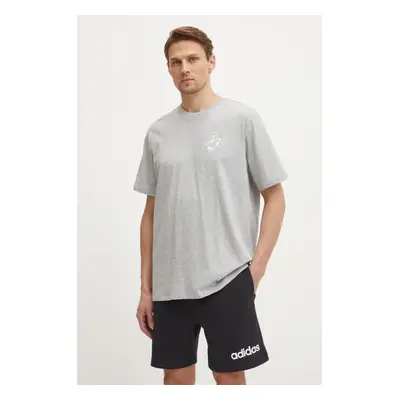 Bavlněné tričko adidas Originals MBN TEE šedá barva, s potiskem, JN7029