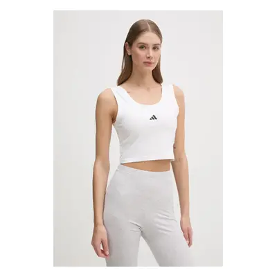 Top adidas Essentials dámský, bílá barva, JD0545