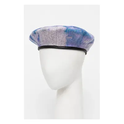 Vlněný baret Kangol HEATHERED TIE DYE fialová barva, vlněný, K3711.GS401