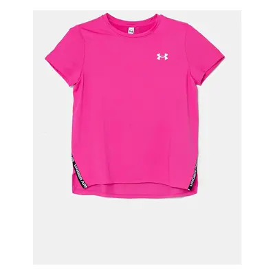 Dětské tričko Under Armour Knockout Tee růžová barva, 1383727