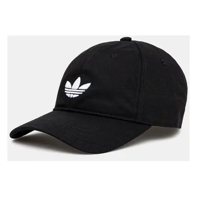 Bavlněná baseballová čepice adidas Originals BASEBALL AC černá barva, s aplikací, JC6023