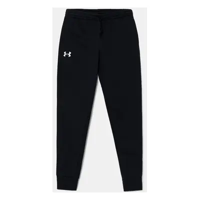 Dětské tepláky Under Armour Rival Fleece Joggers tmavomodrá barva, hladké, 1379787