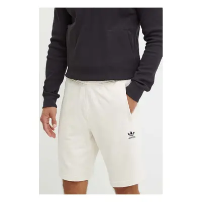 Bavlněné šortky adidas Originals Essential béžová barva, IY8518