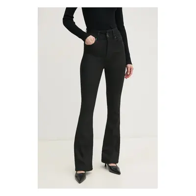 Džíny Pepe Jeans FLARE CONTOUR UHW dámské, high waist, PL204905XM7