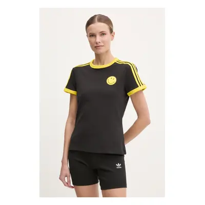 Tričko adidas Originals X Smiley černá barva, JD2738