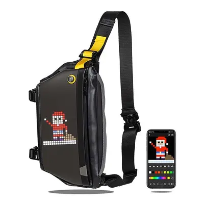 Ledvinka s displejem Pixel Art Divoom Pixoo Sling Bag