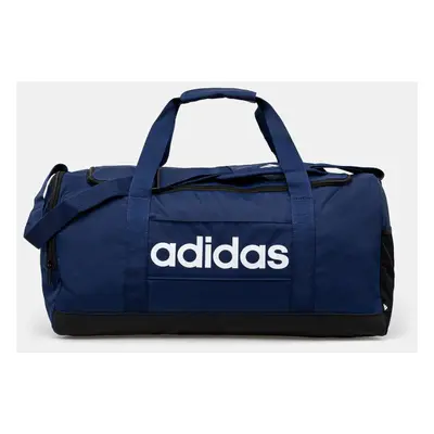 Taška adidas Linear Duffel tmavomodrá barva, IN6116