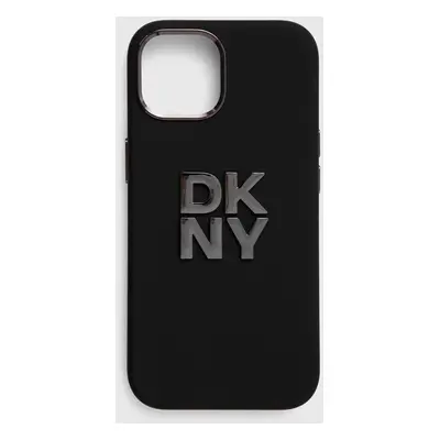 Obal na telefon Dkny iPhone 15 / 14 / 13 6.1" černá barva, DKHCP15SSMCBSK