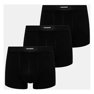 Boxerky Karl Lagerfeld 3-pack pánské, černá barva, A1M47073