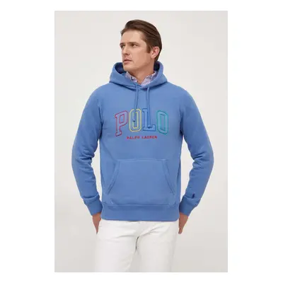 Mikina Polo Ralph Lauren pánská, s kapucí, s aplikací, 710926600