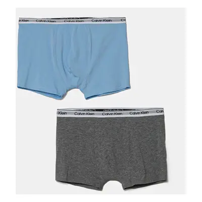 Dětské boxerky Calvin Klein Underwear 2-pack modrá barva, B70B700506