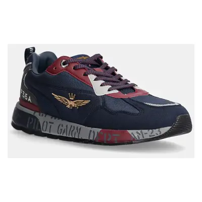 Sneakers boty Aeronautica Militare tmavomodrá barva, SC276CT3380