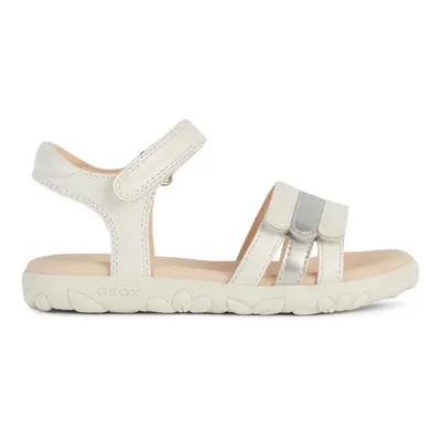 Dětské sandály Geox SANDAL HAITI bílá barva