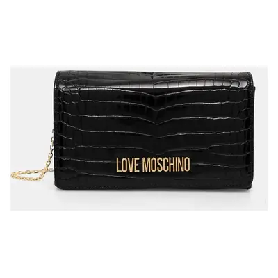 Kabelka Love Moschino černá barva, JC4079PP0LKJ0