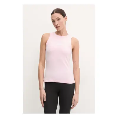 Top adidas Essentials Linear dámský, růžová barva, JC5797