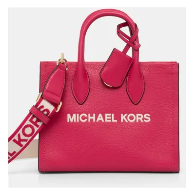 Kožená kabelka MICHAEL Michael Kors růžová barva, 35S4G7ZC5L