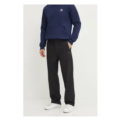 Kalhoty adidas Originals TAILORED PT pánské, černá barva, jednoduché, JC7420