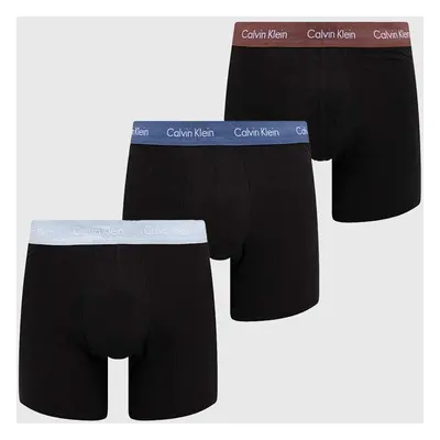 Boxerky Calvin Klein Underwear 3-pack pánské, černá barva, 000NB1770A