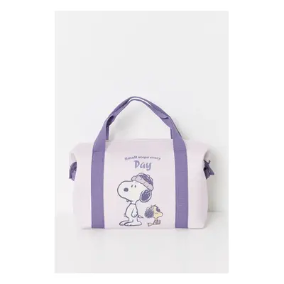 Kosmetická taška women'secret Snoopy fialová barva, 4848809