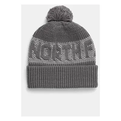 Čepice The North Face Retro Cabin Beanie šedá barva, NF0A88QWRO01