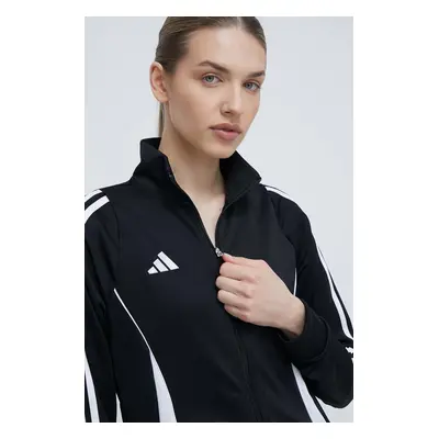 Tréninková mikina adidas Performance Tiro 24 černá barva, s aplikací, IJ9961