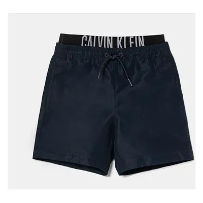 Dětské plavkové šortky Calvin Klein Jeans tmavomodrá barva, KV0KV00054