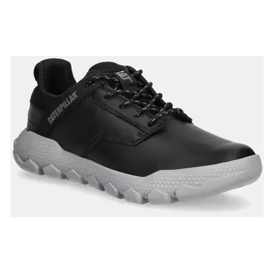 Kožené sneakers boty Caterpillar HEX LITE LEATHER černá barva, P726319