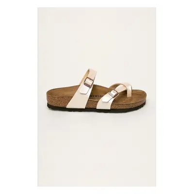 Pantofle Birkenstock Mayari dámské, béžová barva, 71661