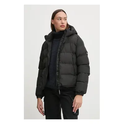 Bunda Superdry dámská, černá barva, zimní, W5011721A-02A