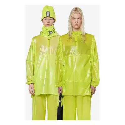 Nepromokavá bunda Rains Ultralight Anorak 18880 REFLECTIVE DIGITAL LIME zelená barva, přechodná,