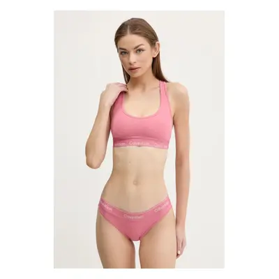 Podprsenka Calvin Klein Underwear růžová barva, 000QF7874E