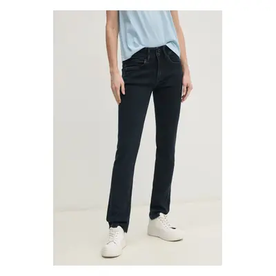 Džíny Pepe Jeans SLIM JEANS MW GEN dámské, tmavomodrá barva, PL204735ED9