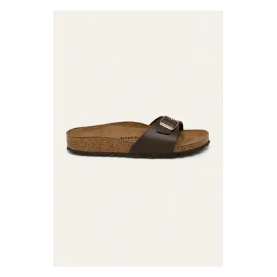 Pantofle Birkenstock Madrid dámské, hnědá barva, 40393