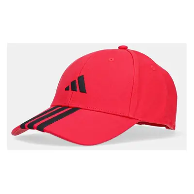 Kšiltovka adidas BBALL 3S CAP NL červená barva, s aplikací, JP0387