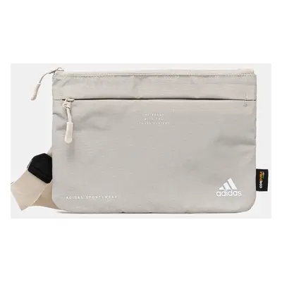 Ledvinka adidas MH SAC šedá barva, JF0721