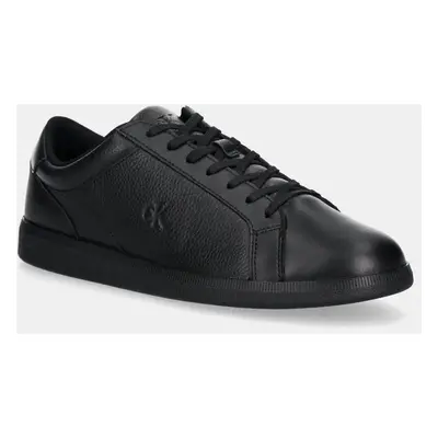 Sneakers boty Calvin Klein Jeans LOW PROFILE CUPSOLE CM černá barva, YM0YM01190