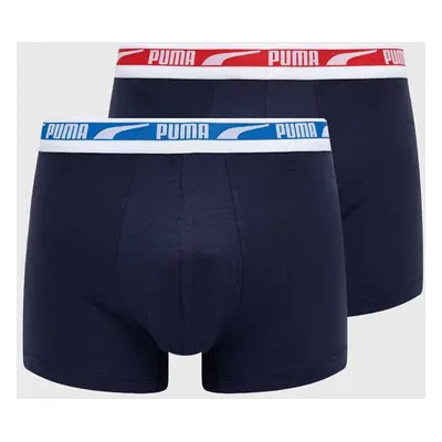 Boxerky Puma 2-pack pánské, tmavomodrá barva, 938325