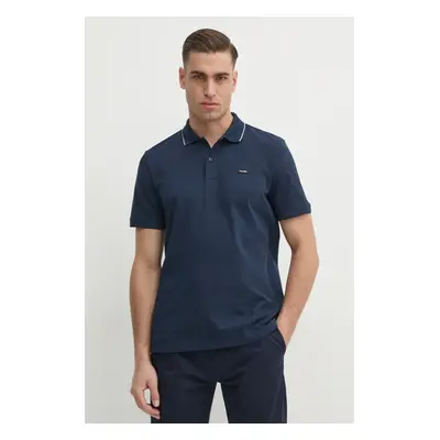 Polo tričko Calvin Klein tmavomodrá barva, K10K114141