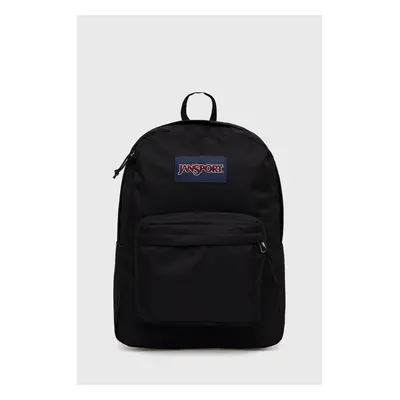 Batoh Jansport černá barva, velký, s aplikací