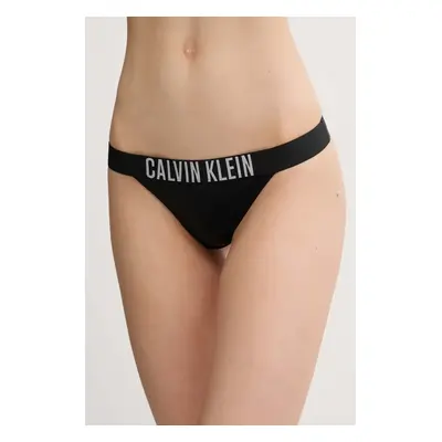 Plavkové kalhotky Calvin Klein černá barva, KW0KW02857