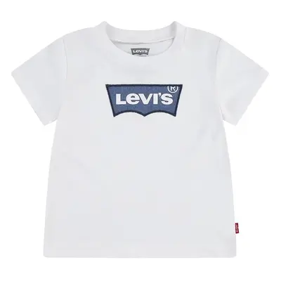 Dětské tričko Levi's MY FIRST BATWING TEE bílá barva, s aplikací, 6EM318