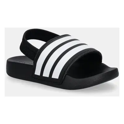 Dětské pantofle adidas ADILETTE ESTRAP černá barva, JR5323