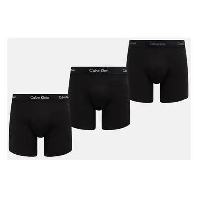 Boxerky Calvin Klein Underwear 3-pack pánské, černá barva, 000NB1770A